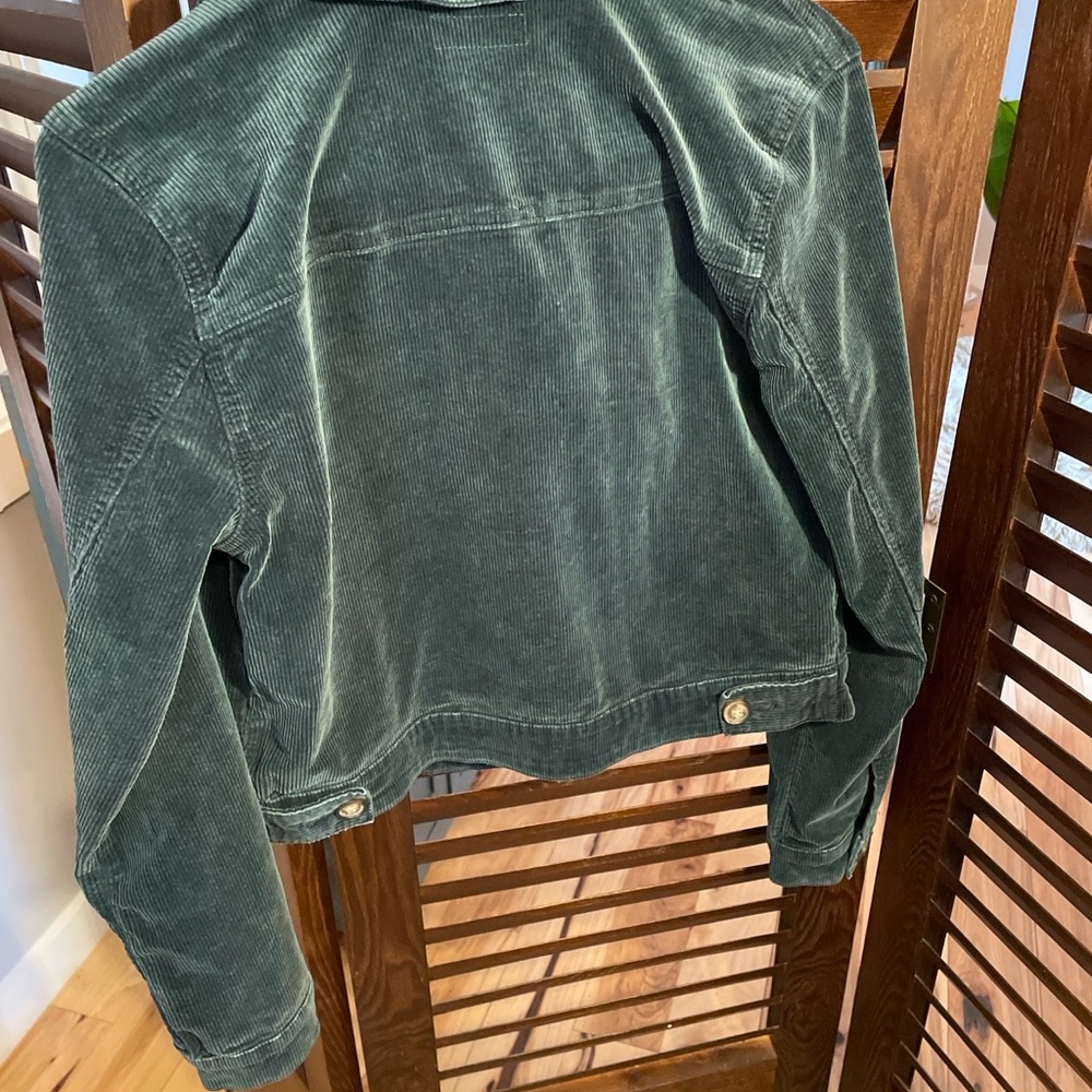 Kut from the Kloth Green Corduroy Jacket Size Small - Picture 2 of 8